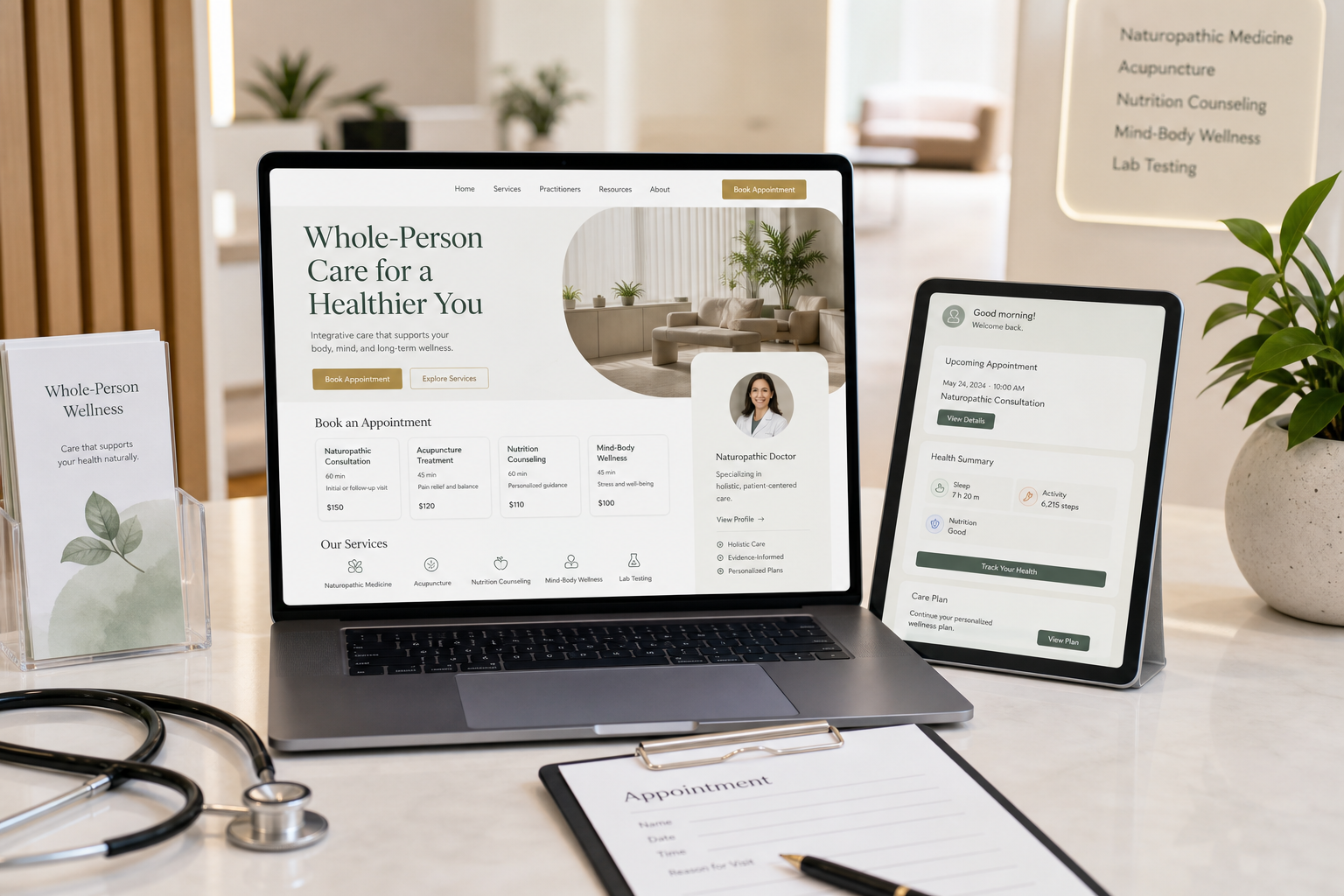 Halsa Wellness healthcare website case study preview | CoreTechSoft