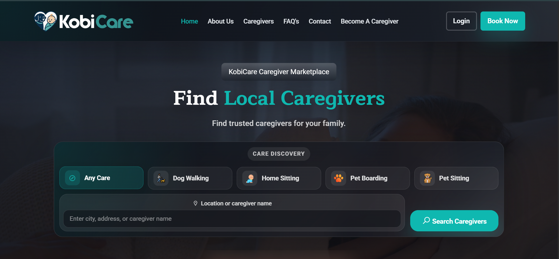 KobiCare care marketplace case study preview | CoreTechSoft